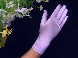 AU*Short Satin 9 Wrist Length Prom/Wedding Gloves#GV59  