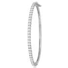   Luxury Stackable Diamond Bangle Bracelet 14k White Gold (4.00ct