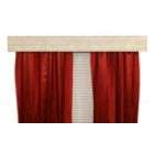   Curtain Rod Valance, Weave on Handcrafted Solid Steel Frame, Antique
