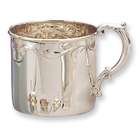Jewelry Adviser Gifts Sterling Silver Floral Design Baby Cup