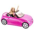 Mattel Barbie Glam Pink Convertible and Barbie Doll