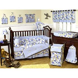 JoJo Designs 9 Piece Crib Bedding Set   Blue Camo 