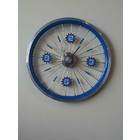 Art4Kids 98205 Bike Wheel Clock   with blue rim