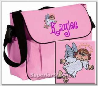 Personalized baby DIAPER BAG embroidered Christian  
