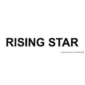 Rising Star Bumper Sticker
