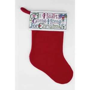   Come Home Counted Cross Stitch Stocking Kit: Arts, Crafts & Sewing