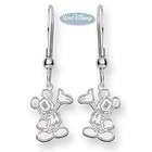 Disney Heart Shaped 14k Gold Mickey Mouse Earrings