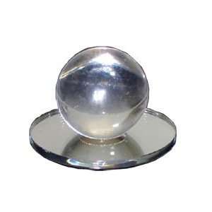    Clear Acrylic Large Ball Stick On Mirror Knob