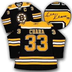 ZDENO CHARA Boston Bruins SIGNED RBK Premier JERSEY   Autographed NHL 