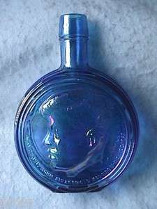 Wheaton Nuline JOHN F. KENNEDY JFK Cobalt Blue Commemorative Bottle 