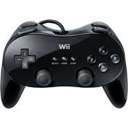 Nintendo Wii Classic Controller Pro   Black 