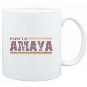 Mug White  Property of Amaya   Vintage  Female Names  