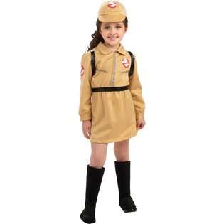   Costumes Ghostbusters   Ghostbusters Girl Child Costume / Brown   Size