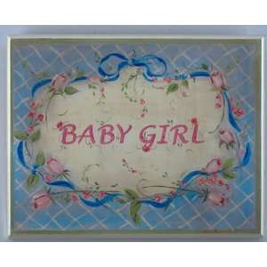  Baby Girl Wall Plaque 