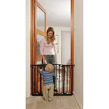   Auto Close Gate with Extensions   Black   Dream Baby   Babies R Us