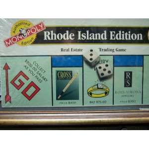  Monopoly Rhode Island Edition: Toys & Games