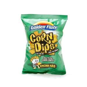 Small Enchilada Corn Dips Case of 48 x 1.5 oz by Golden Fluff Products