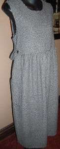 Mothercare MATERNITY Houndstooth Wool Jumper DRESS Sz L  