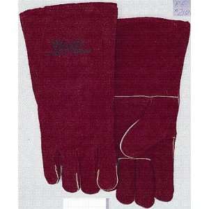  Welding Glove All Purpose   Red  13.5   leather   Large 