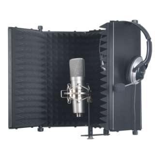  Microphone Diffuser Isolation Sound Absorber Foam Panel Shield Stand 