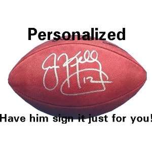  Jim Kelly Buffalo Bills Personalized Autographed Football 