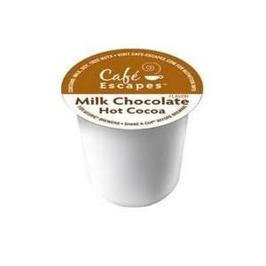 Cafe Escapes Milk Chocolate Hot Cocoa * 3 Boxes of 24 K Cups *  