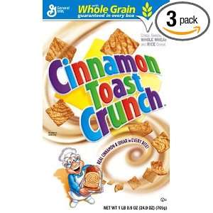 Cinnamon Toast Crunch Cereal, 24.9 Ounce Boxes (Pack of 3)