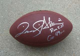   49ers #2 DAVID AKERS Signed Autographed NFL Football COA! PROOF  