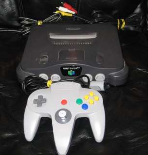 NINTENDO 64 N64 SYSTEM SET CLEANED, TESTED & GUARANTEED TO PLAY 