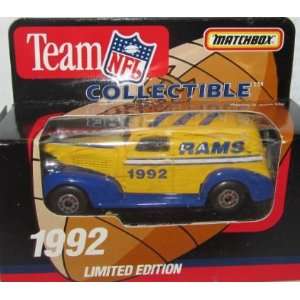  Los Angeles Rams 1992 NFL Diecast Sedan 1:63 Scale 