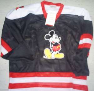   retro Genus Mickey Mouse ice hockey urban hip hop music dj mesh jersey