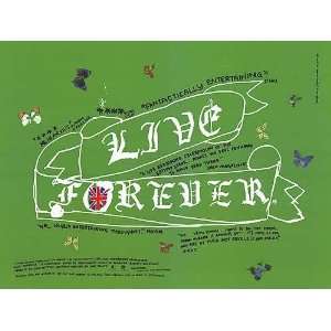  Live Forever   Original Movie Poster 