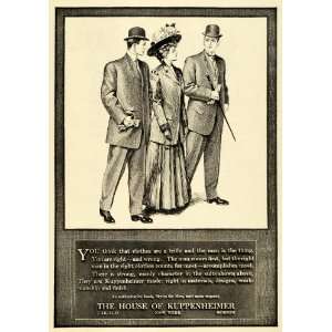   Bowler Hat Dress Fashion Boston   Original Print Ad