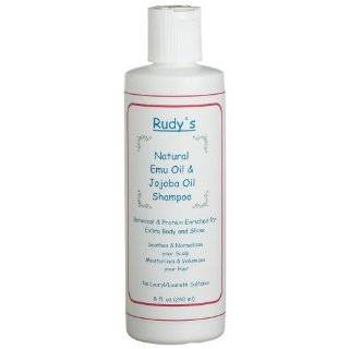 Rudys Emu Oil And Jojoba Oil Shampoo, 8 Ounce Bottle
