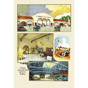    Automobile Sales and Service Building 20x30 poster