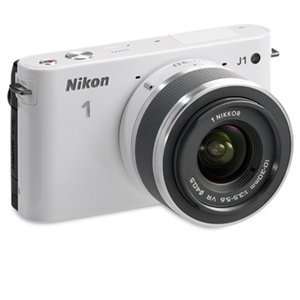  Nikon 1 J1 White Digital Camera Bundle Electronics