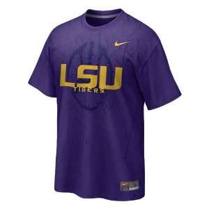  LSU Tigers NCAA Practice T Shirt (Purple) Sports 