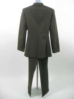 TEENFLO Brown Jacket Blazer Slacks Pants Suit Size 10 6  
