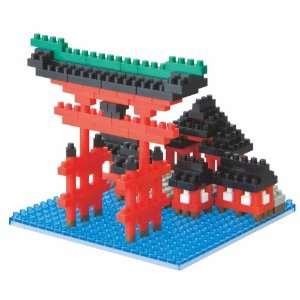    Nanoblock NBH_017 Torii of Itsukushima Shrine: Toys & Games
