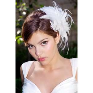  Erica Koesler Diamond White Feather Clip A 5334 