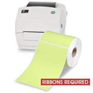    4 x 6 Green Desktop Thermal Transfer Labels: Office Products