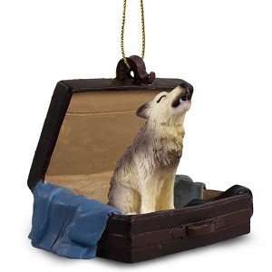  Timber Wolf Traveling Companion Ornament
