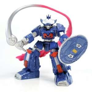 Super Robot Advanced World Mini Figure   Blue Robot with Flame Sword 