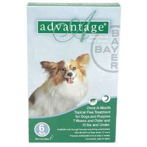  Advantage   Green Box for Dogs 0 10 pounds   6 pack Pet 