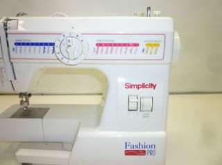 Simplicity Fashion Pro Model SW2145 Sewing Machine  