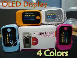 FDA/CE OLED Fingertip Pulse Oximeter ALARM SPO2 PR ~~  