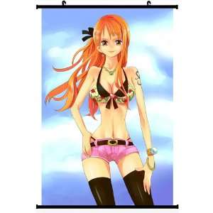  One Piece Anime Wall Scroll Poster Nami(16*24)support 