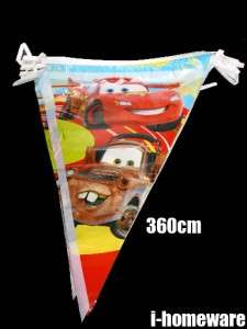 Cars 2 Disney Party 3.6M Banner Bunting Flag c079  