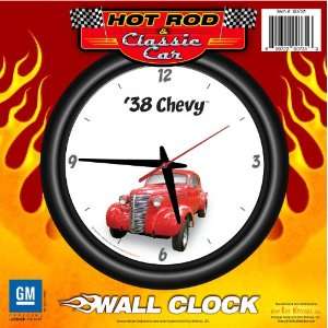  1938 Chevy 12 Wall Clock Red   Chevrolet, Hot Rod, Classic 