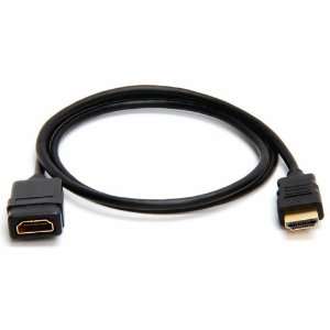  High Speed HDMI Cable M/F Extension , 3FT: Electronics